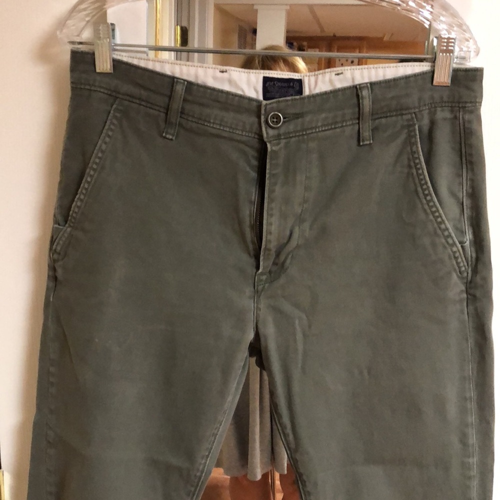 Levi Strauss 31 x 30 green twill.